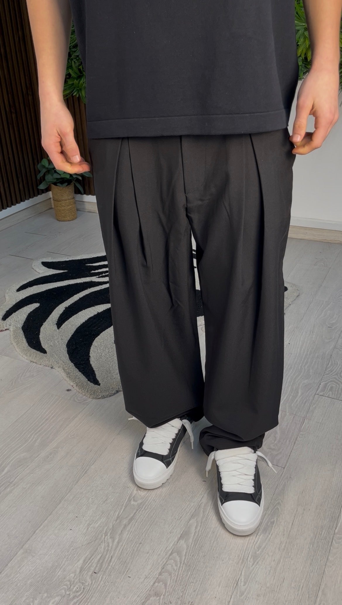 PANTALONE TAILORED NERO
