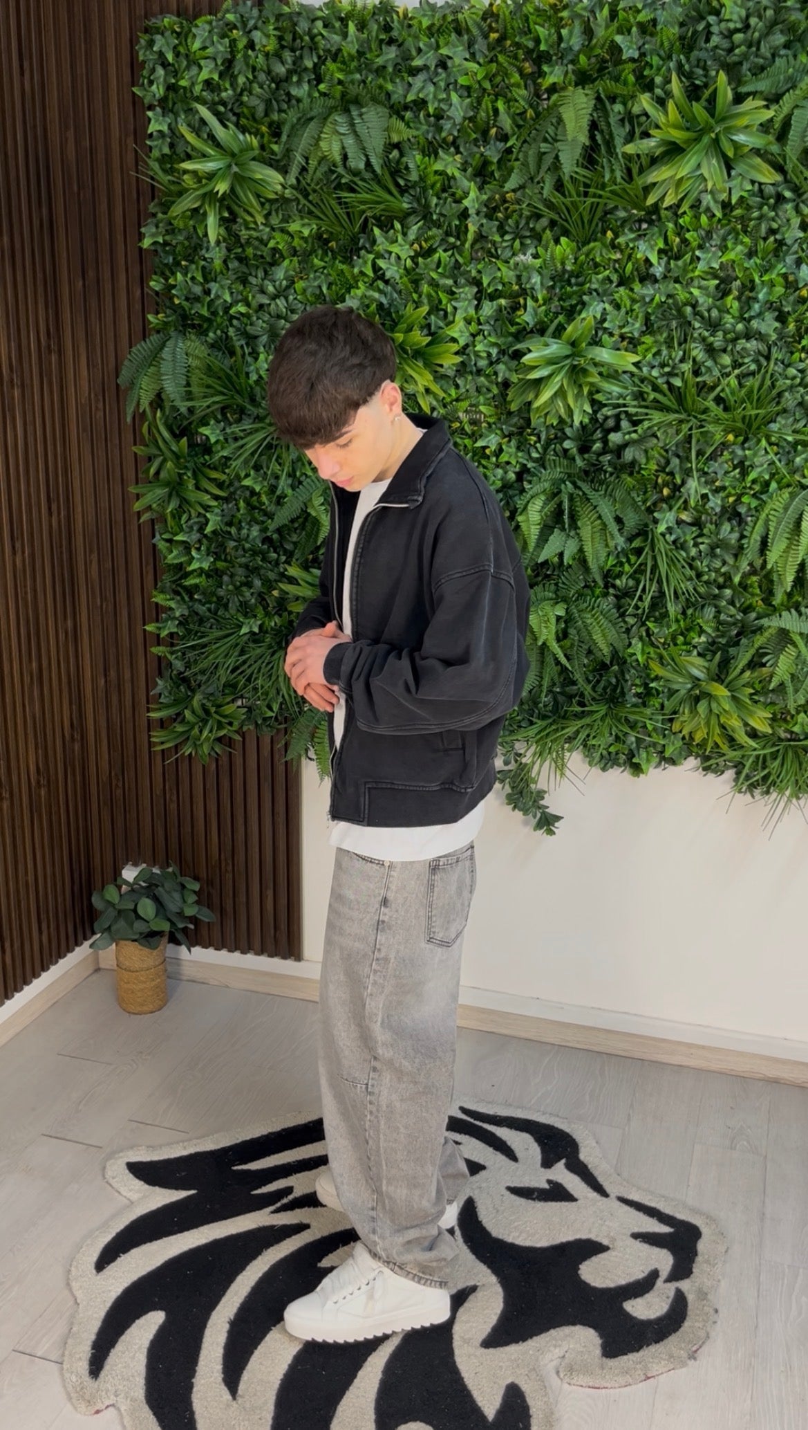 JEANS BALLOON GREY