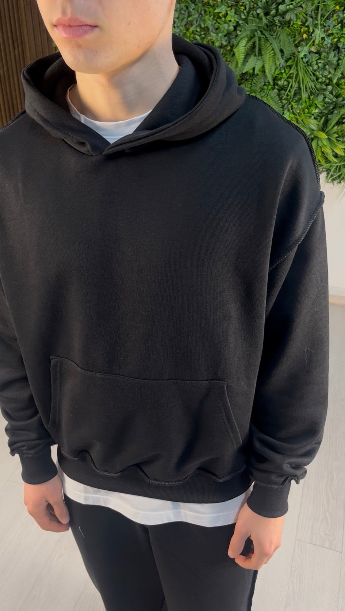 TRACKSUIT FLARE REVERSE NERO