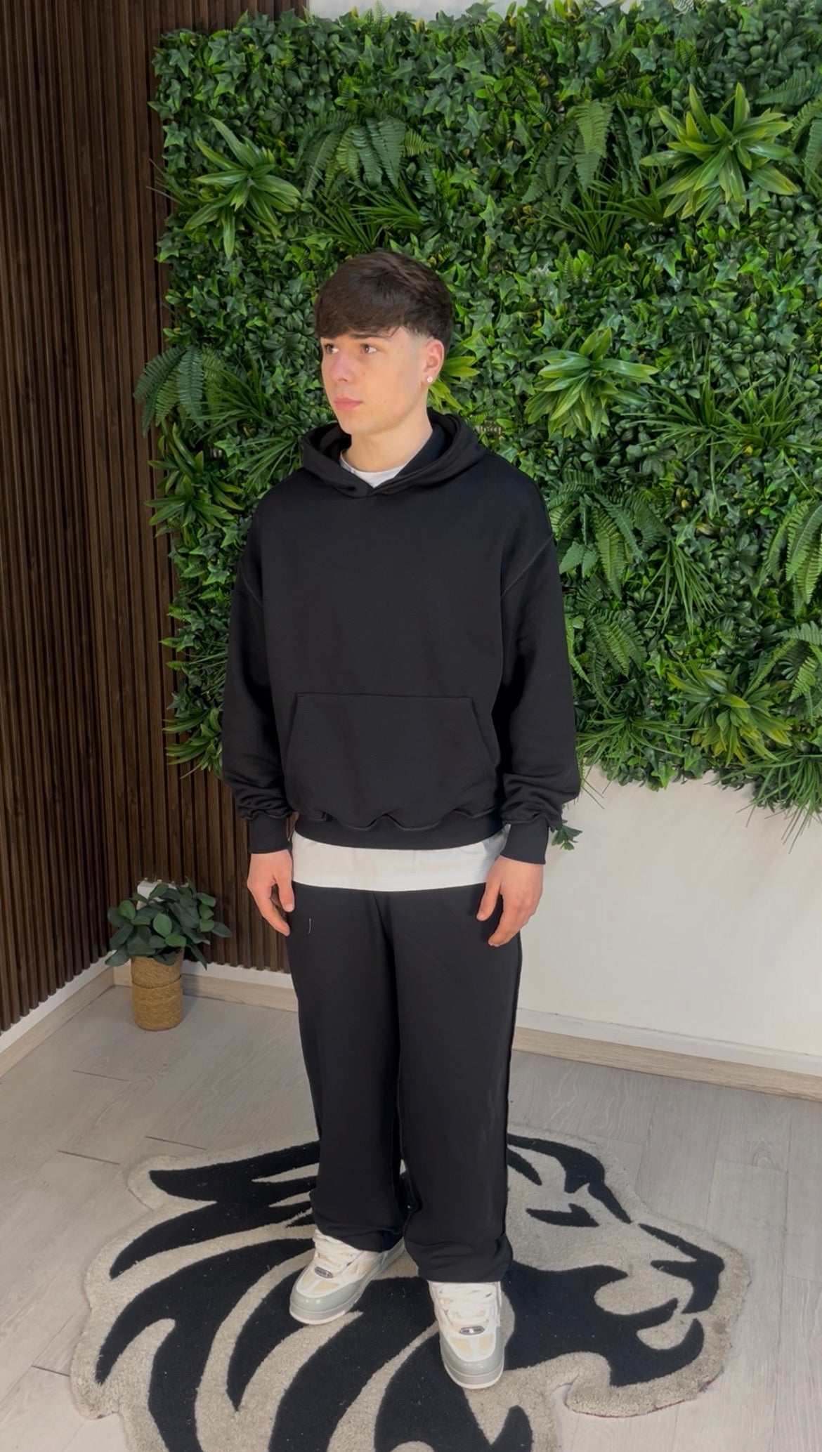 TRACKSUIT FLARE REVERSE NERO