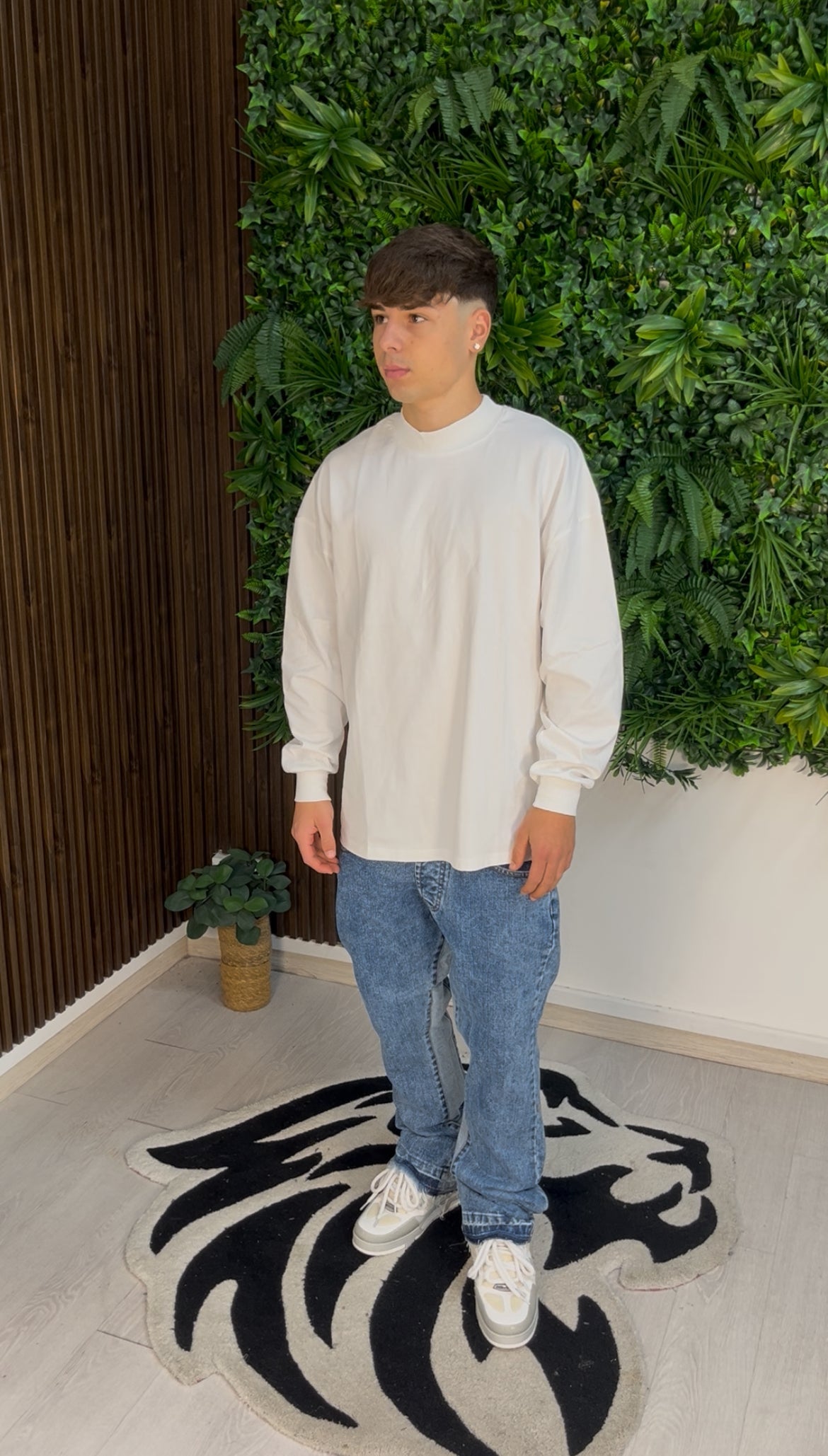 LONGSLEEVE SLIM CUFF WHITE