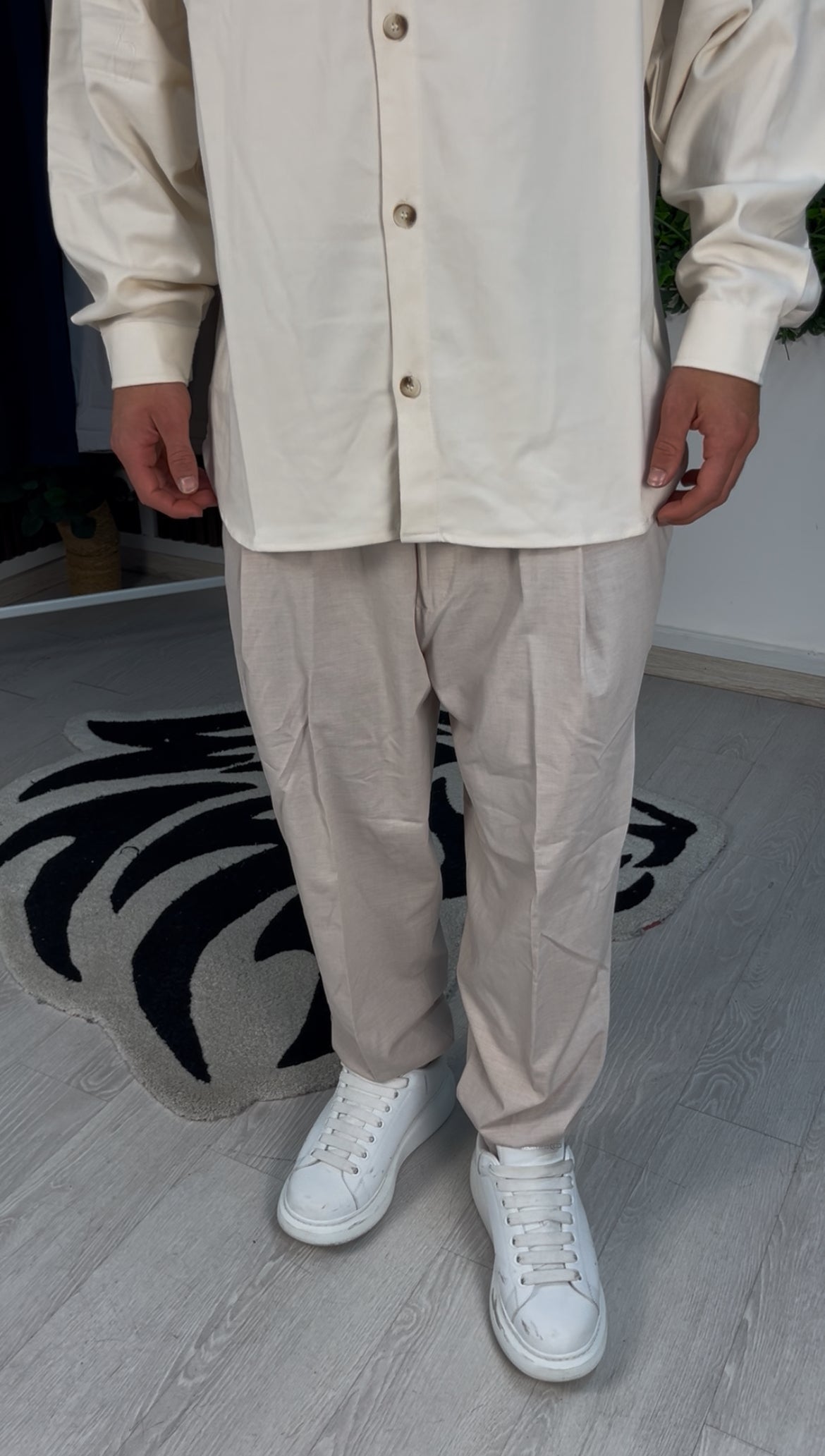 PANTALONE ELEGANT PANNA