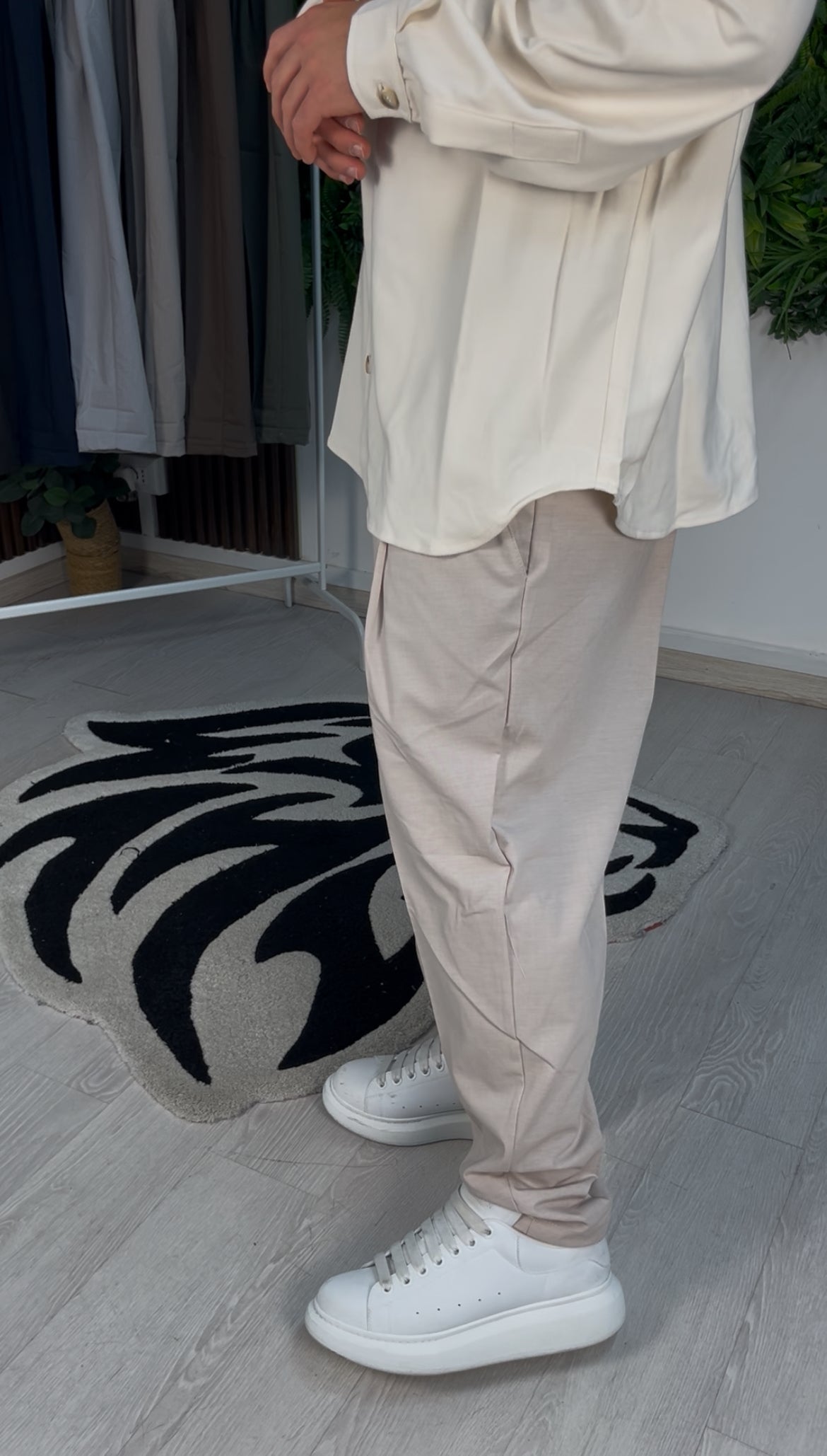 PANTALONE ELEGANT PANNA