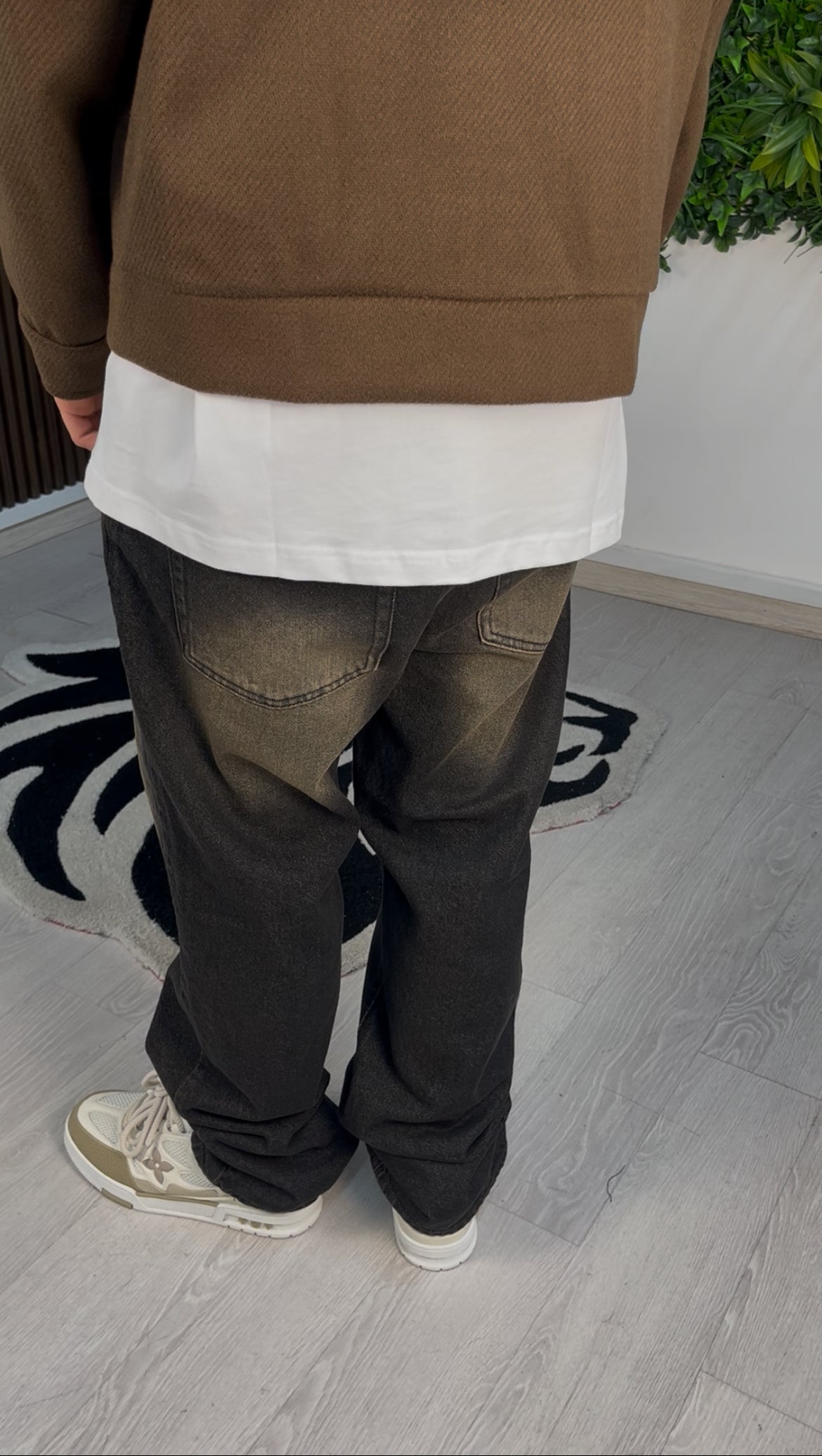 JEANS BAGGY BROWN