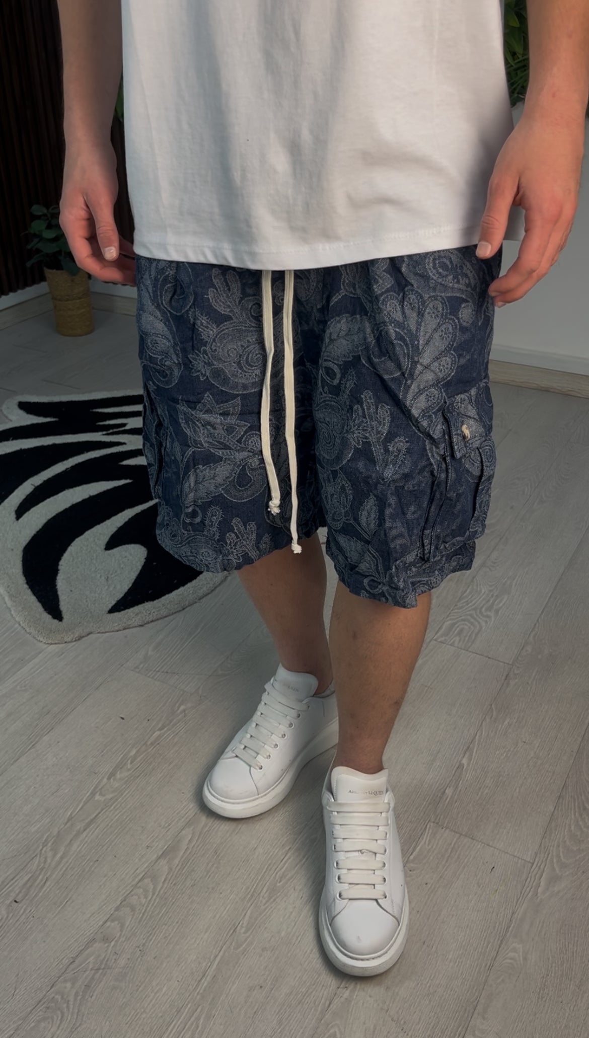 CARGO CORTO JEANS