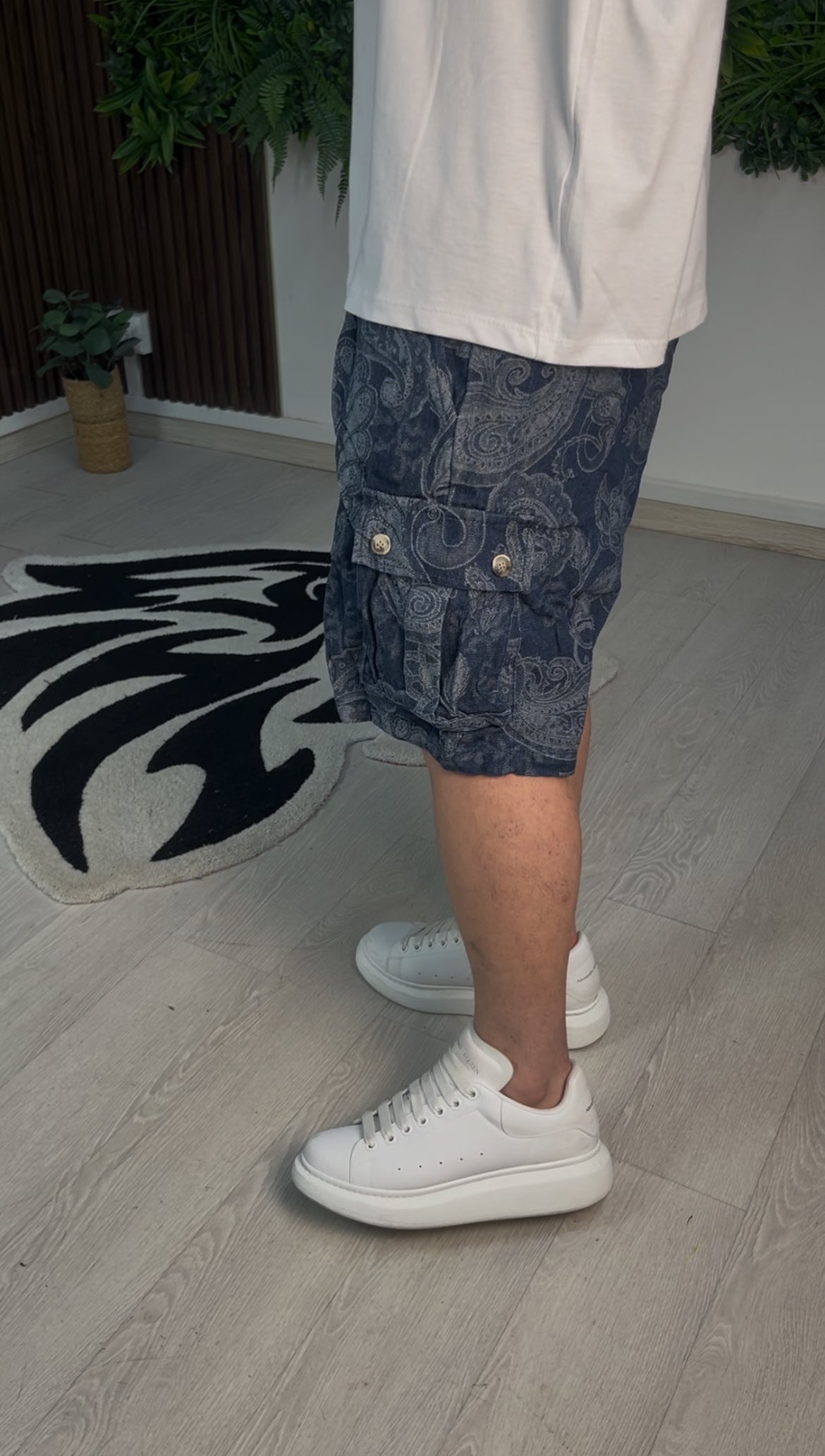 CARGO CORTO JEANS