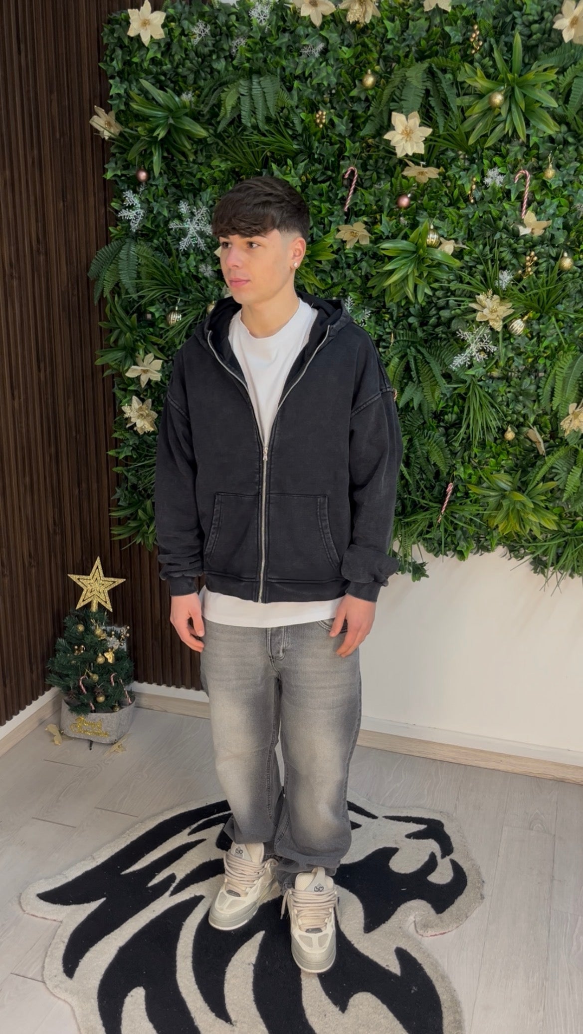 JEANS BAGGY GREY