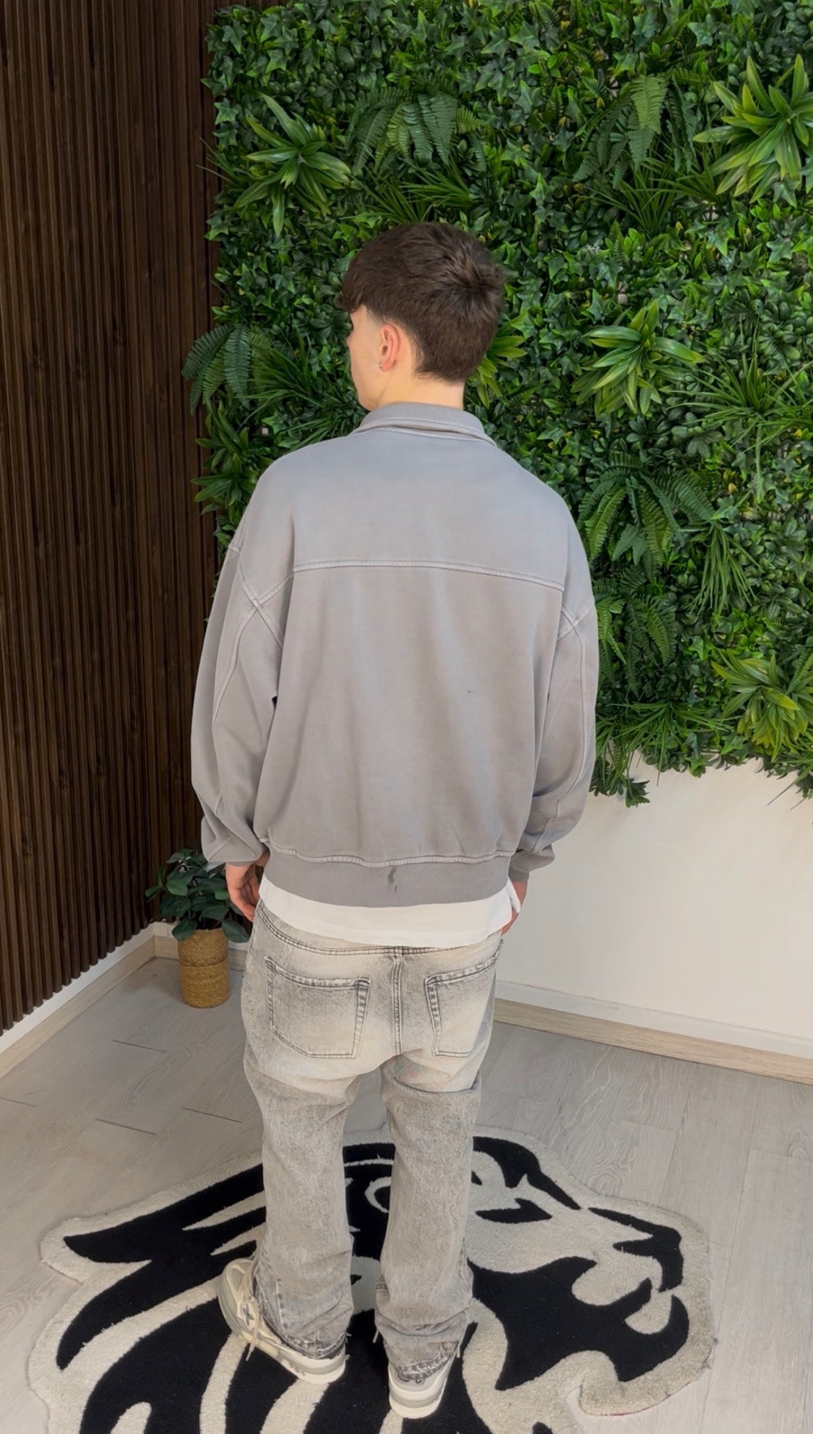 JEANS FLARE LIGHT GREY