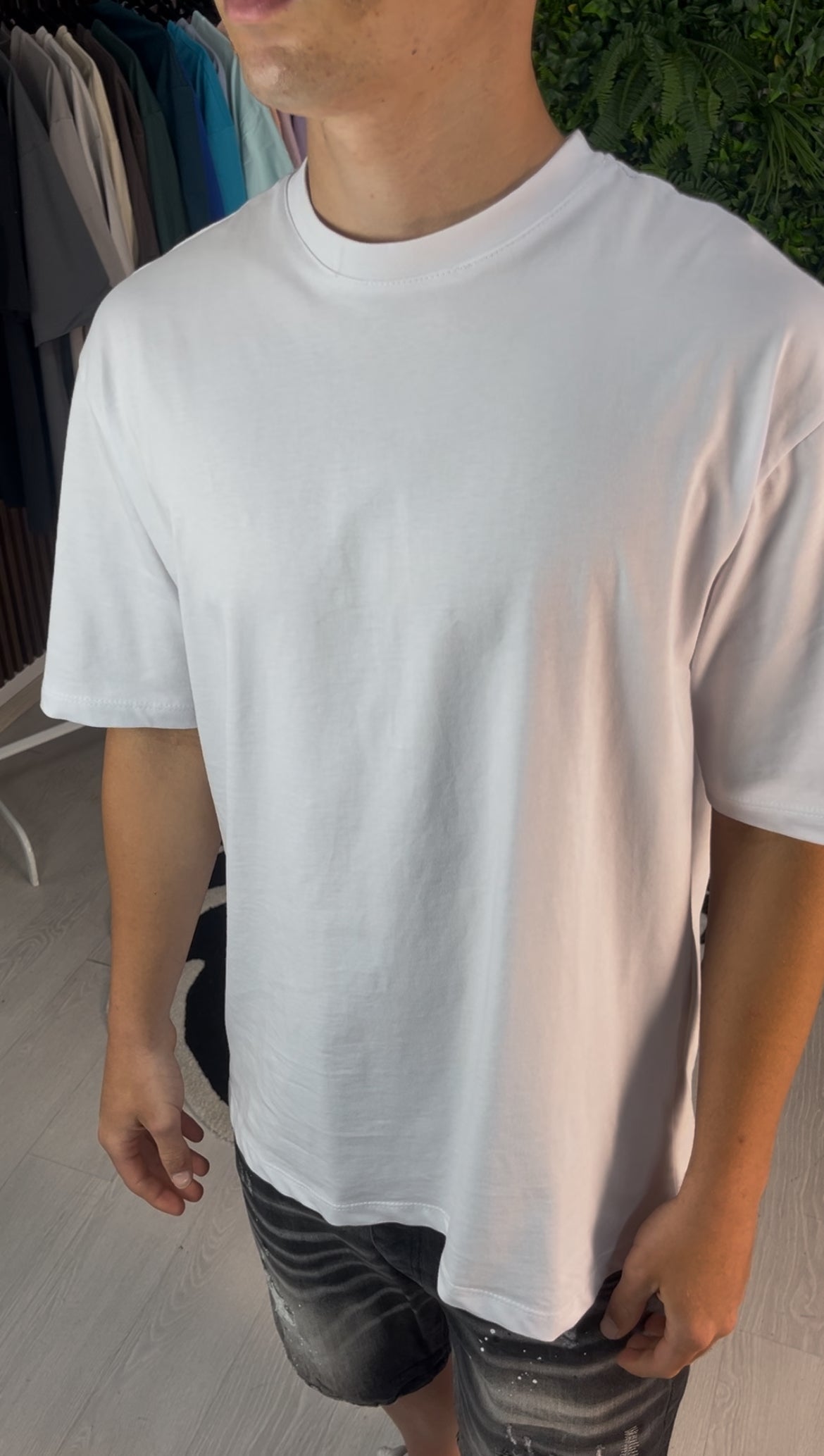T-SHIRT GIROCOLLO BIANCA