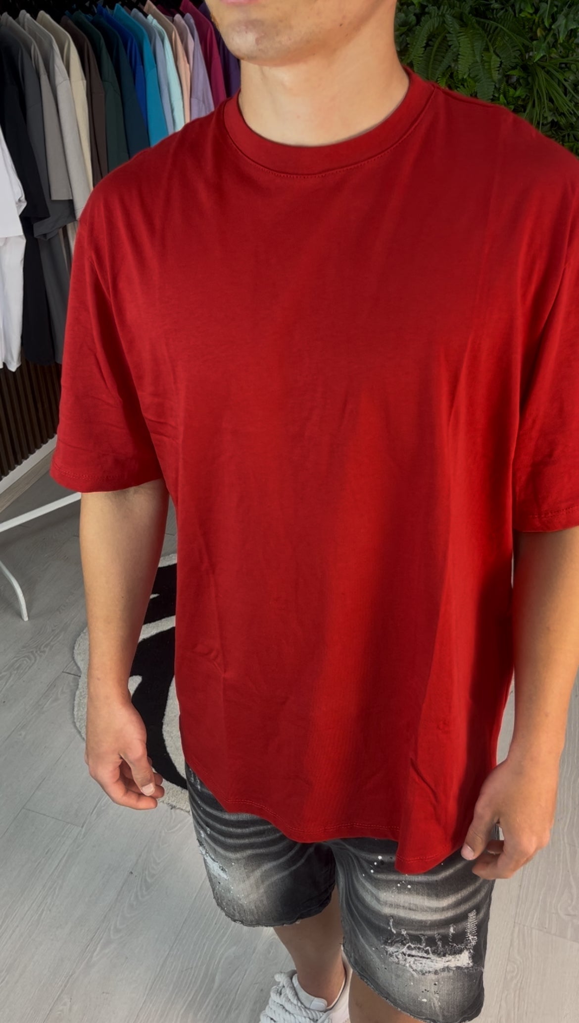 T-SHIRT GIROCOLLO ROSSA