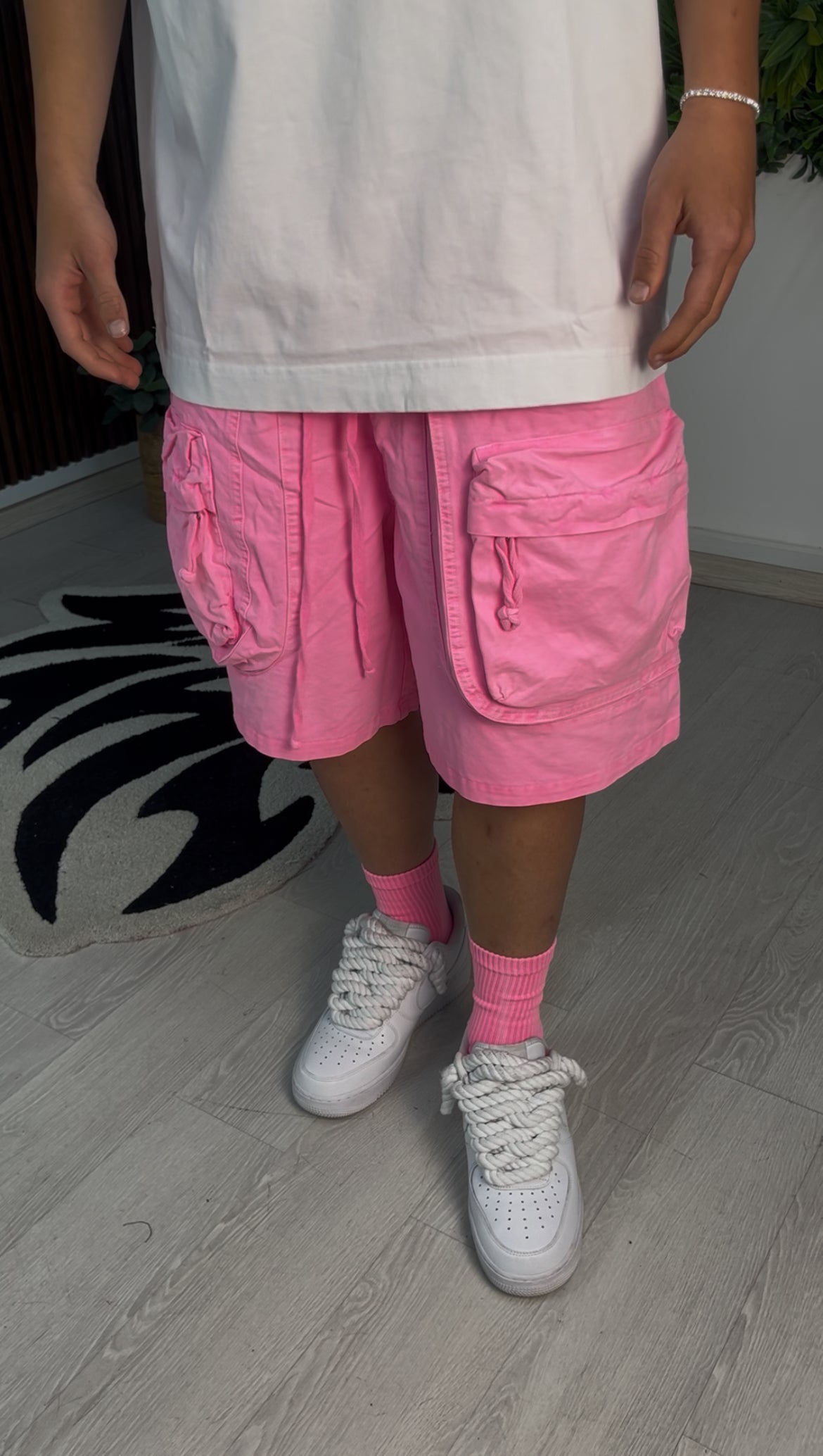 FRONT CARGO CORTI ROSA FLUO