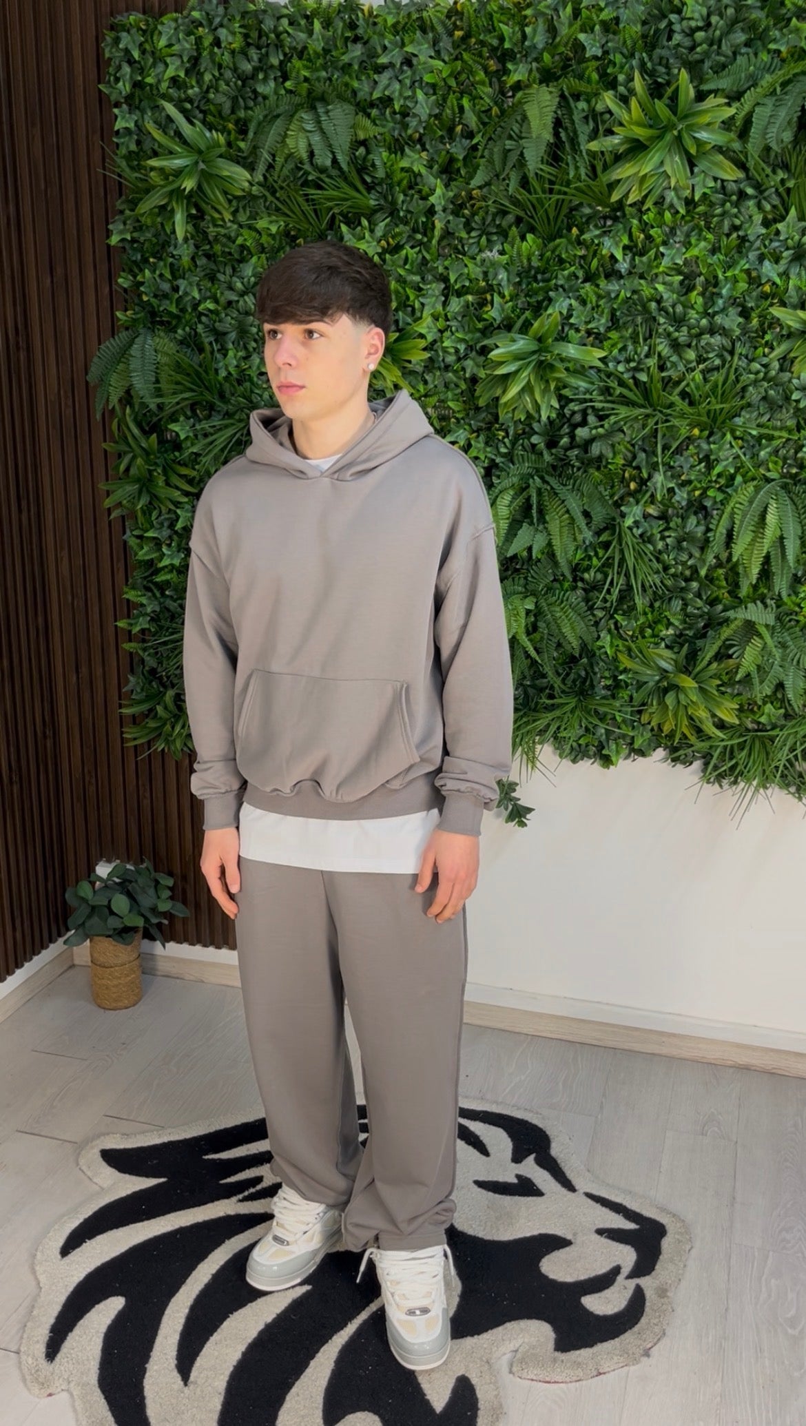 TRACKSUIT FLARE REVERSE GRIGIO SCURO