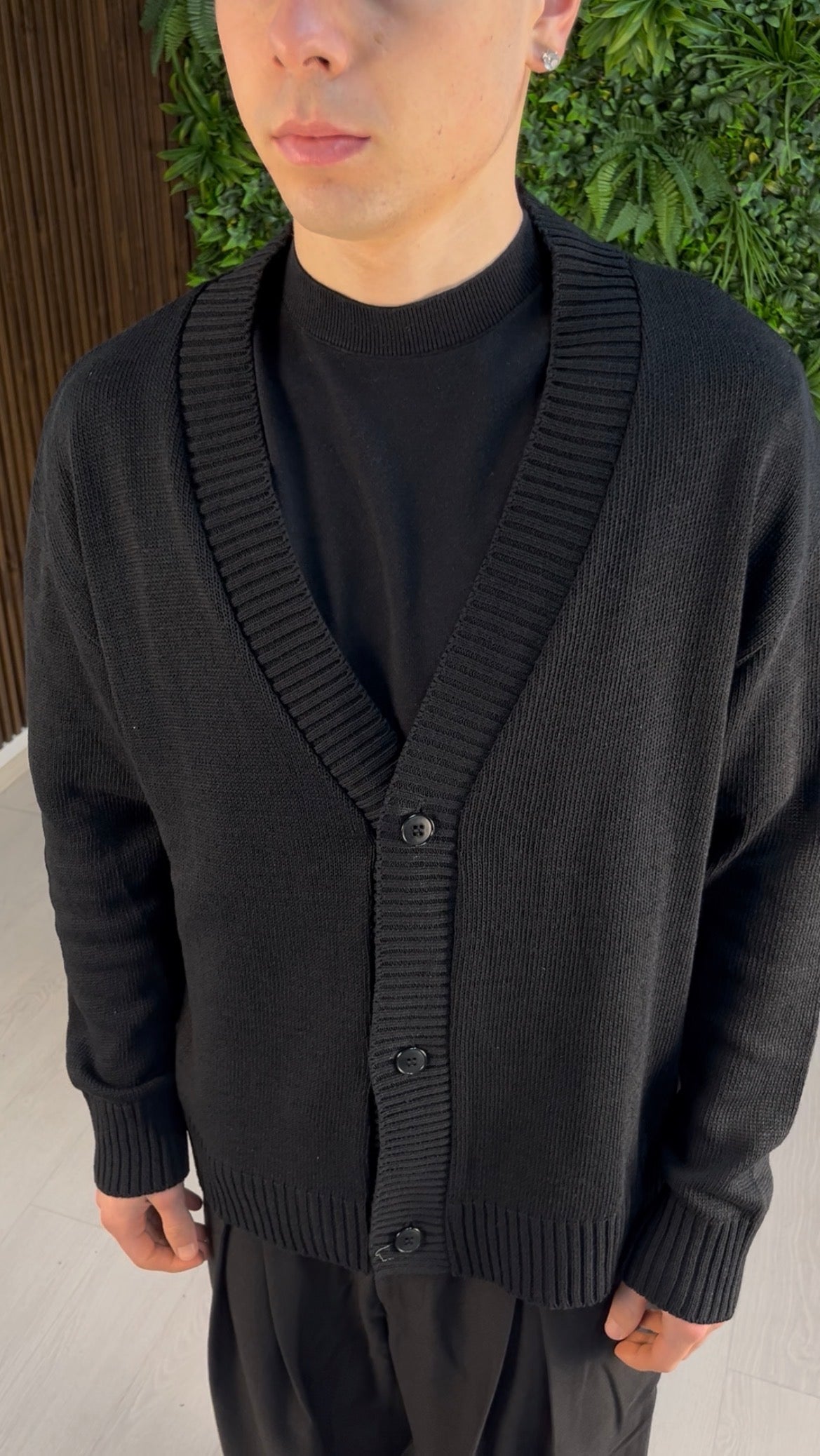 CARDIGAN NERO