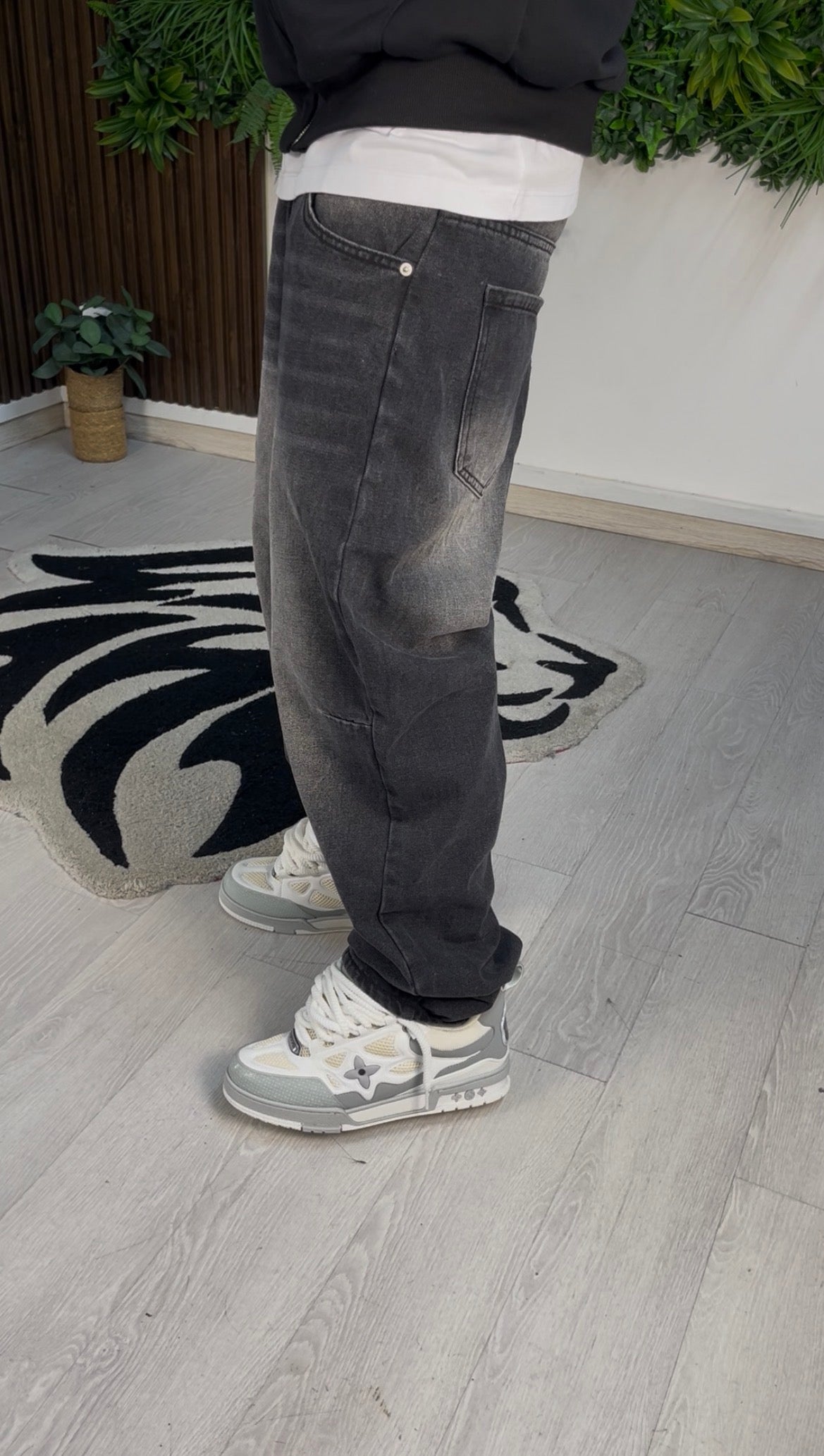 JEANS BALLOON BLACK