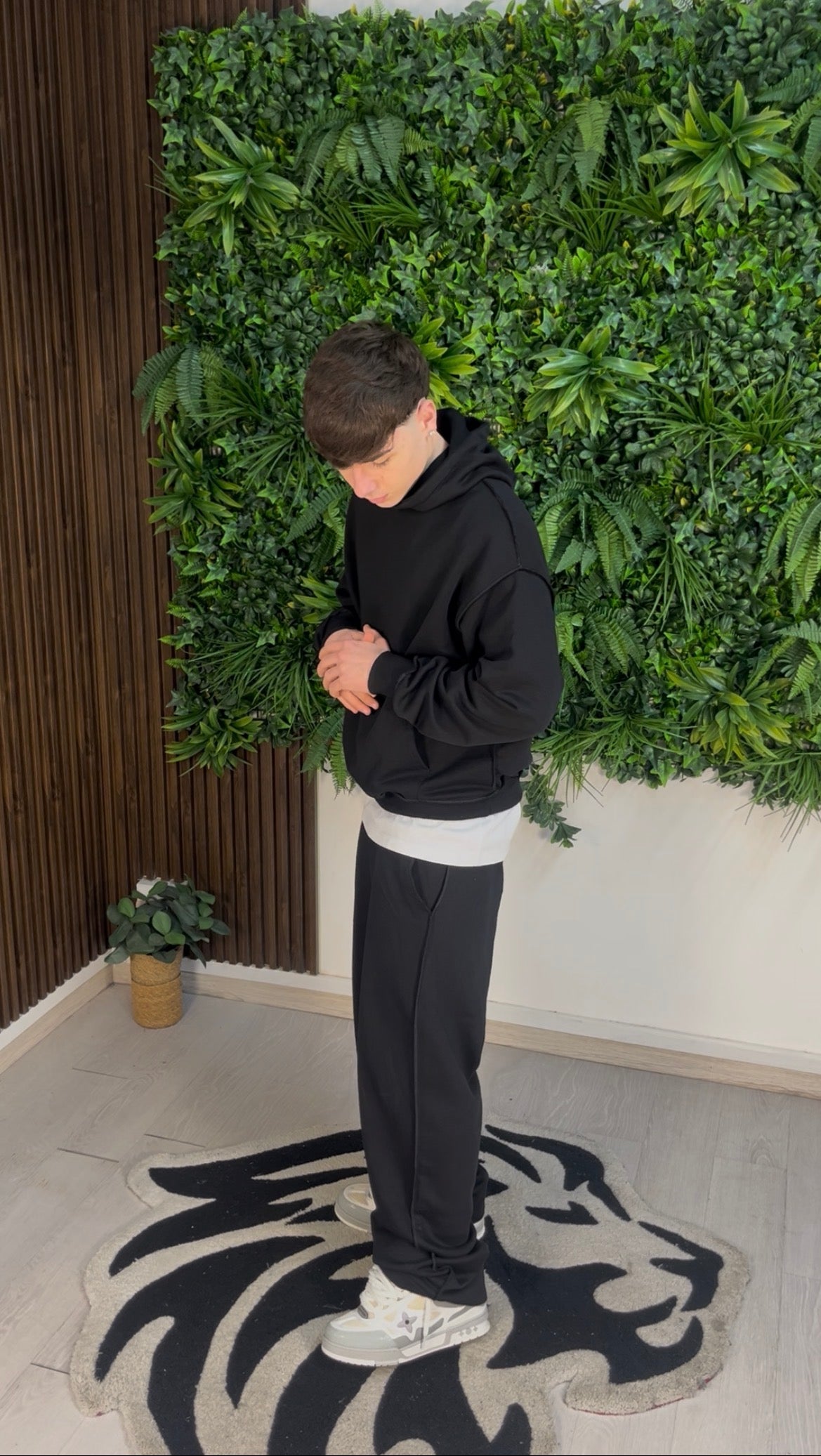TRACKSUIT FLARE REVERSE NERO