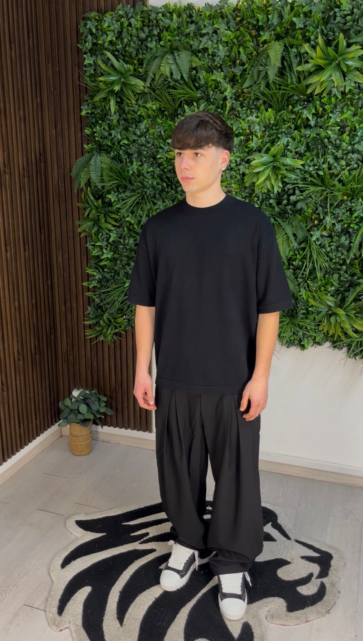 PANTALONE TAILORED NERO