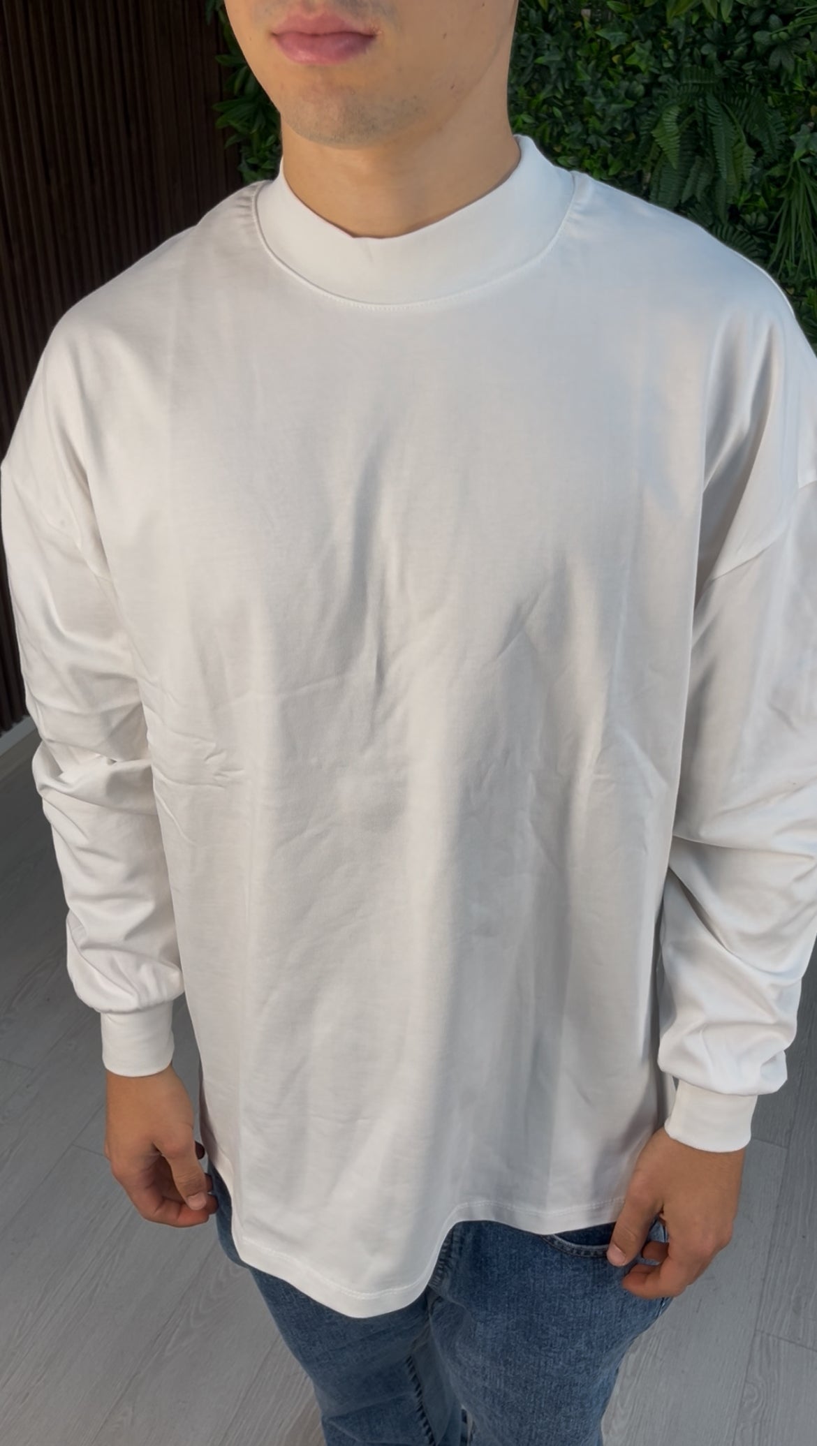 LONGSLEEVE SLIM CUFF WHITE