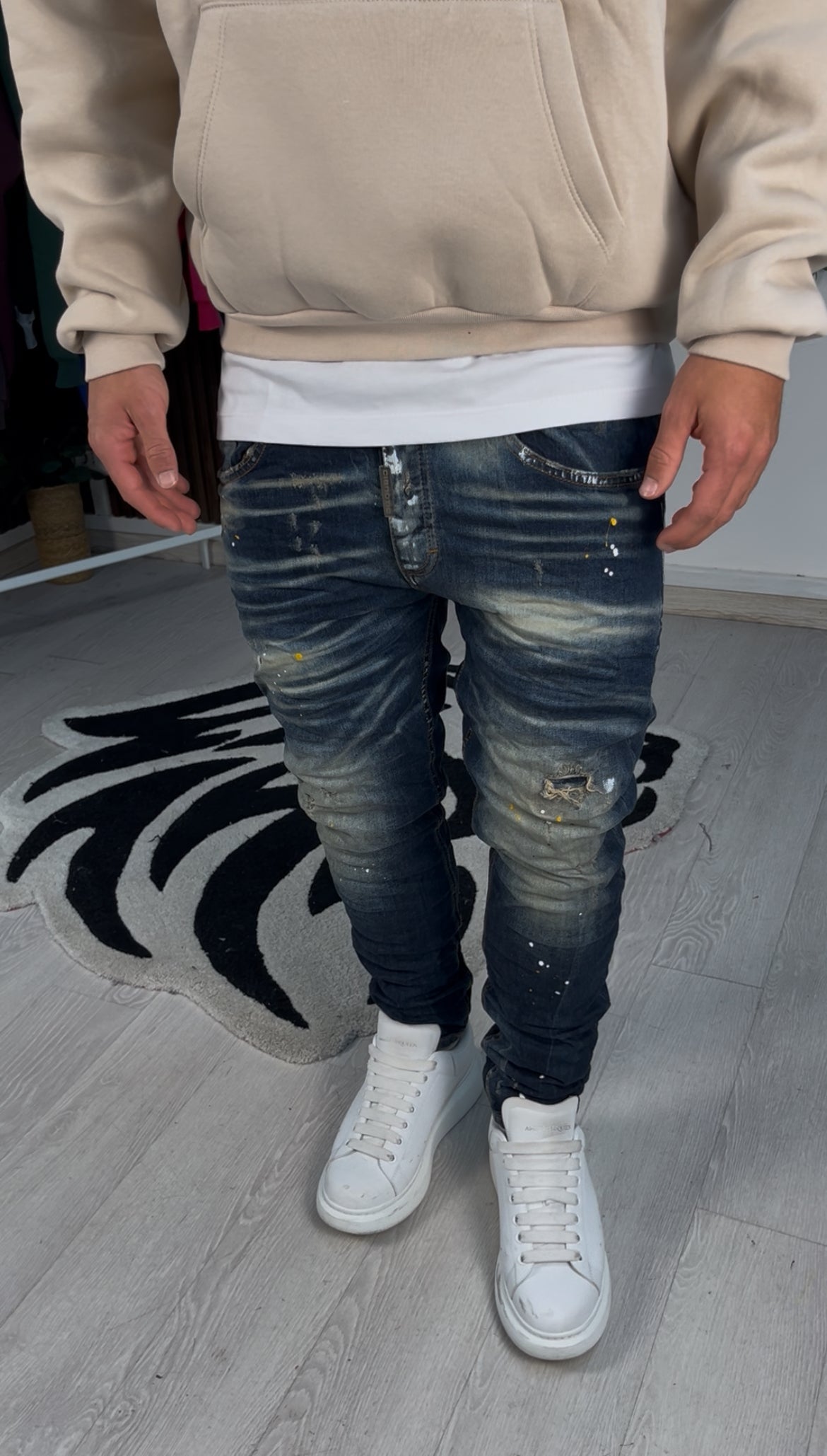 JEANS SAND STRETCHED