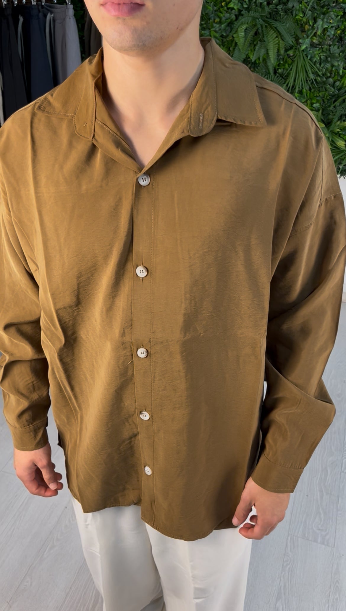 CAMICIA ELEGANT OVER CAMEL