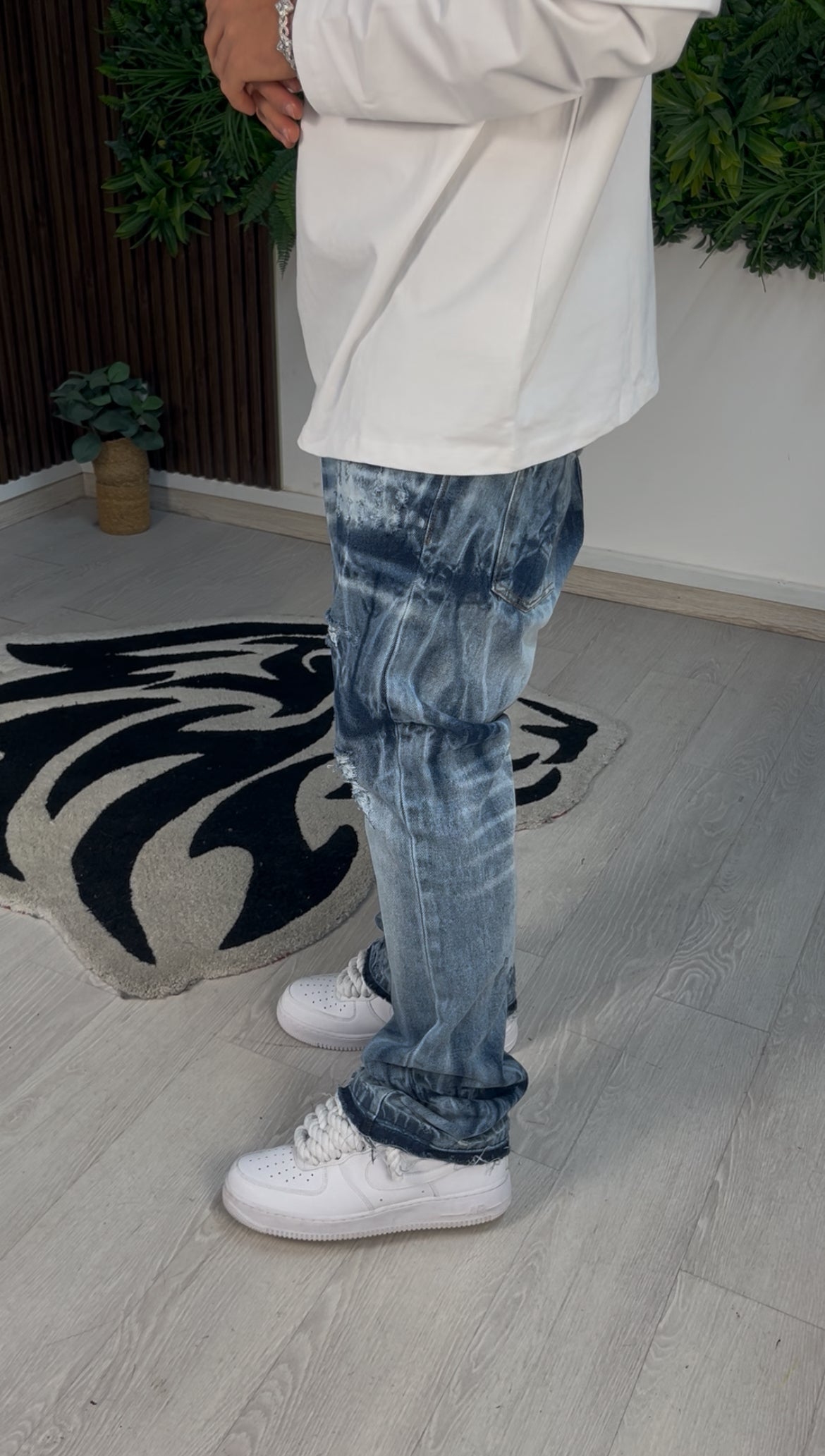 JEANS FLARE BLUE
