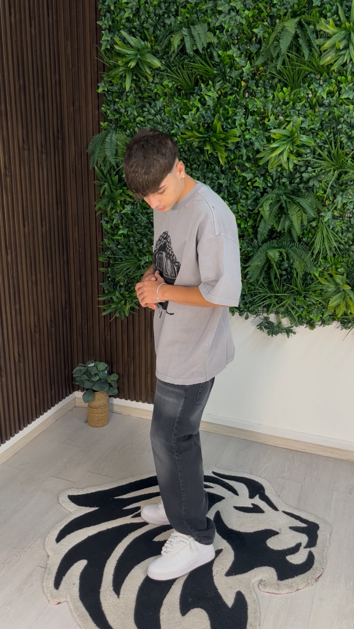 T-SHIRT BANDIT GRIGIA