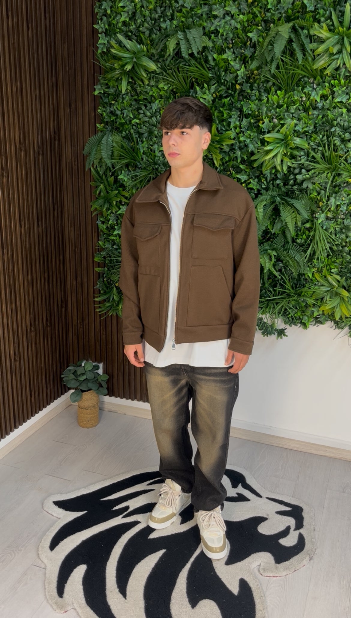 JEANS BAGGY BROWN