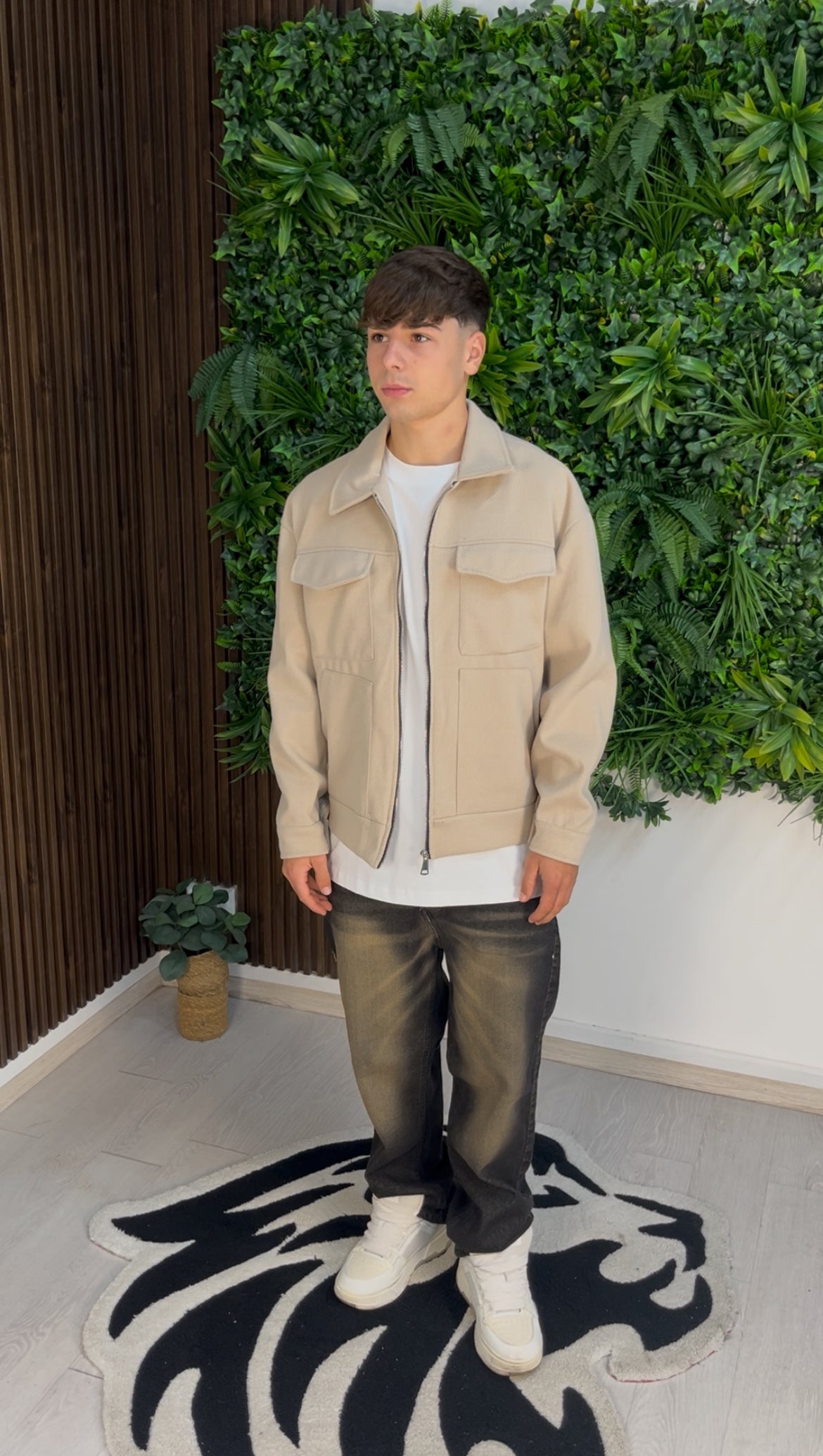 JEANS BAGGY BROWN