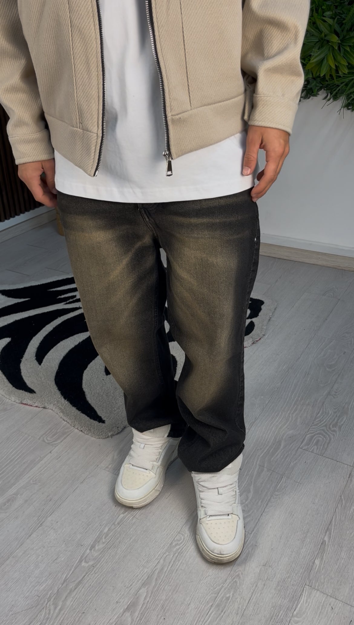 JEANS BAGGY BROWN