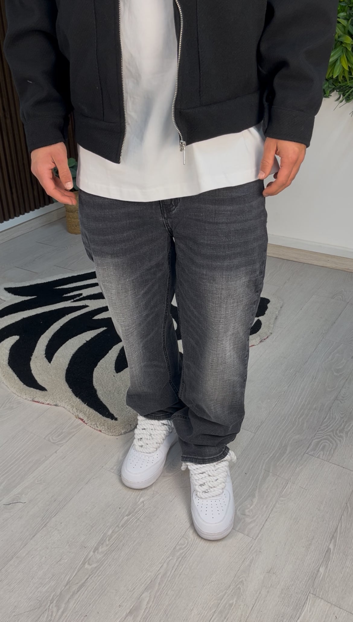 JEANS BAGGY BLACK
