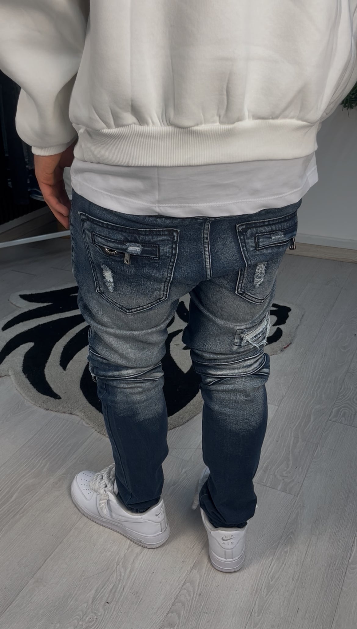 JEANS NEXUS BIKER BLUE