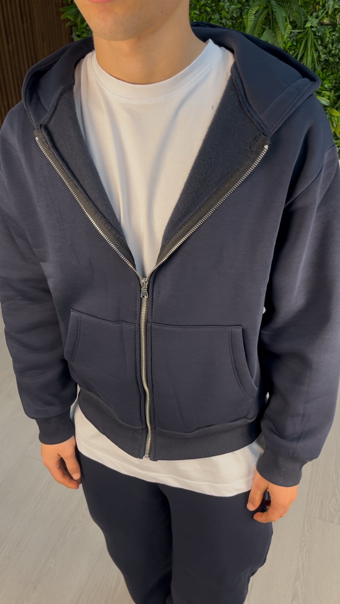 TRACKSUIT FULL ZIP BLU NOTTE
