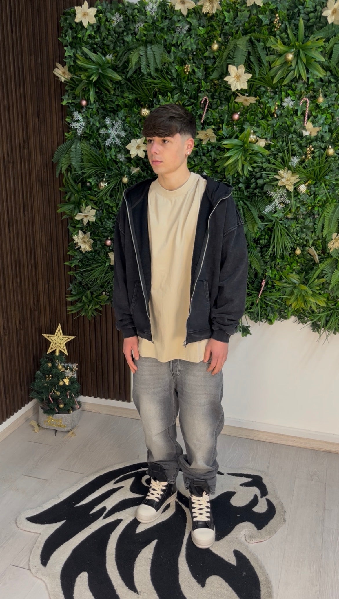 JEANS BAGGY GREY