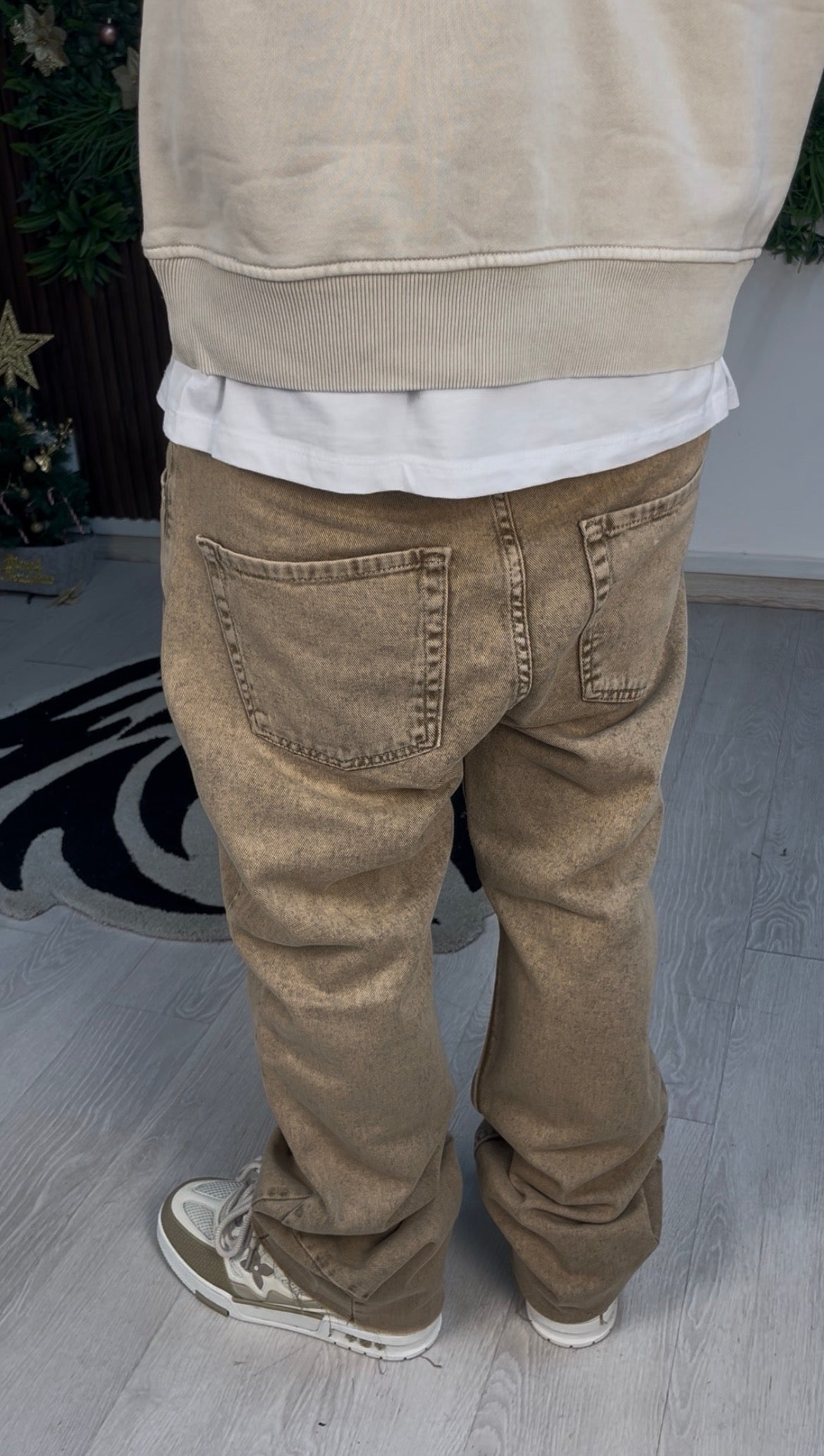 JEANS FLARE BEIGE