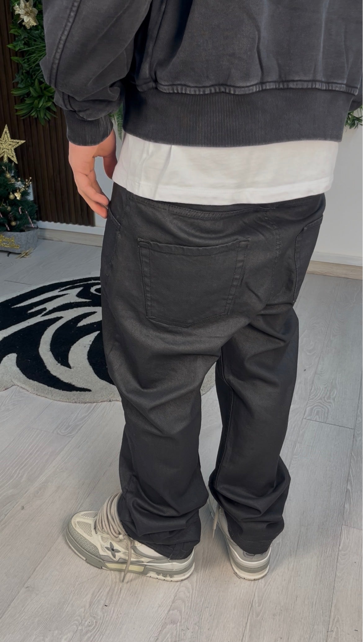 JEANS FLARE WAXED
