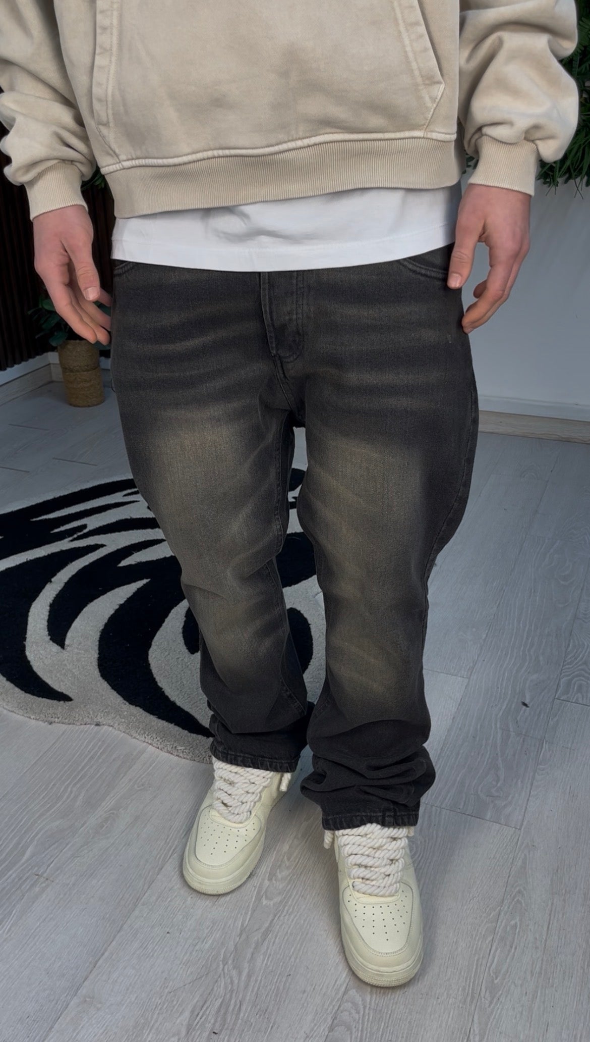 JEANS FLARE LIGHT BROWN