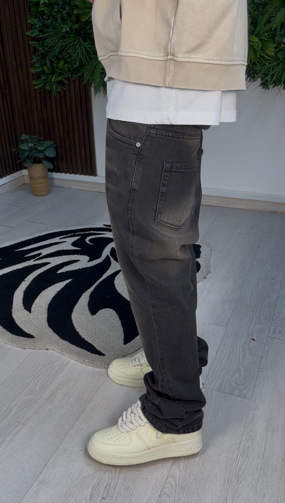JEANS FLARE LIGHT BROWN