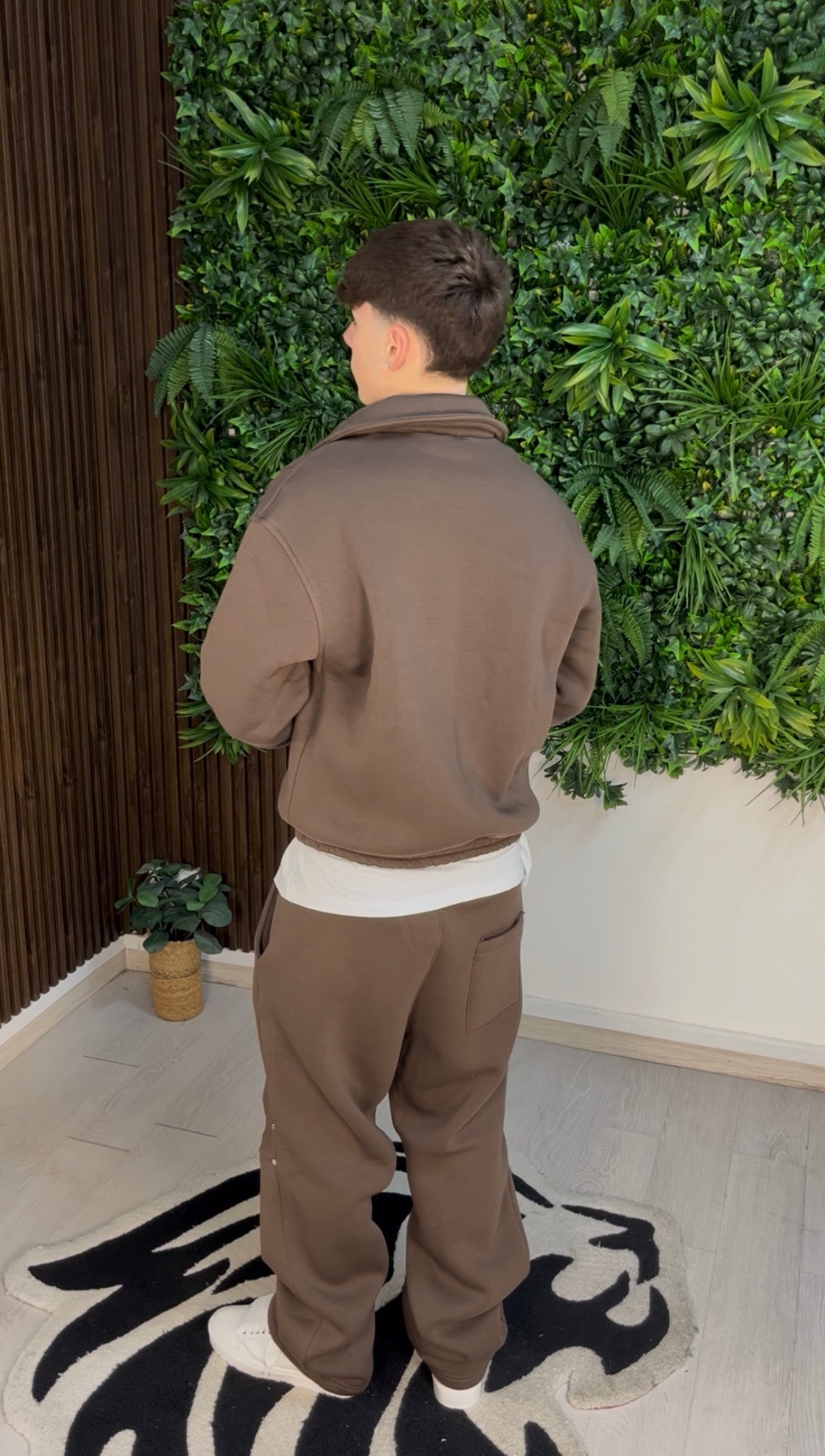REFINED PANTS BROWN