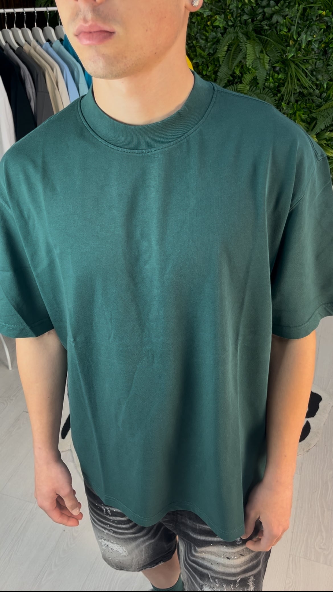 T-SHIRT PREMIUM SEMI-OVER VERDE