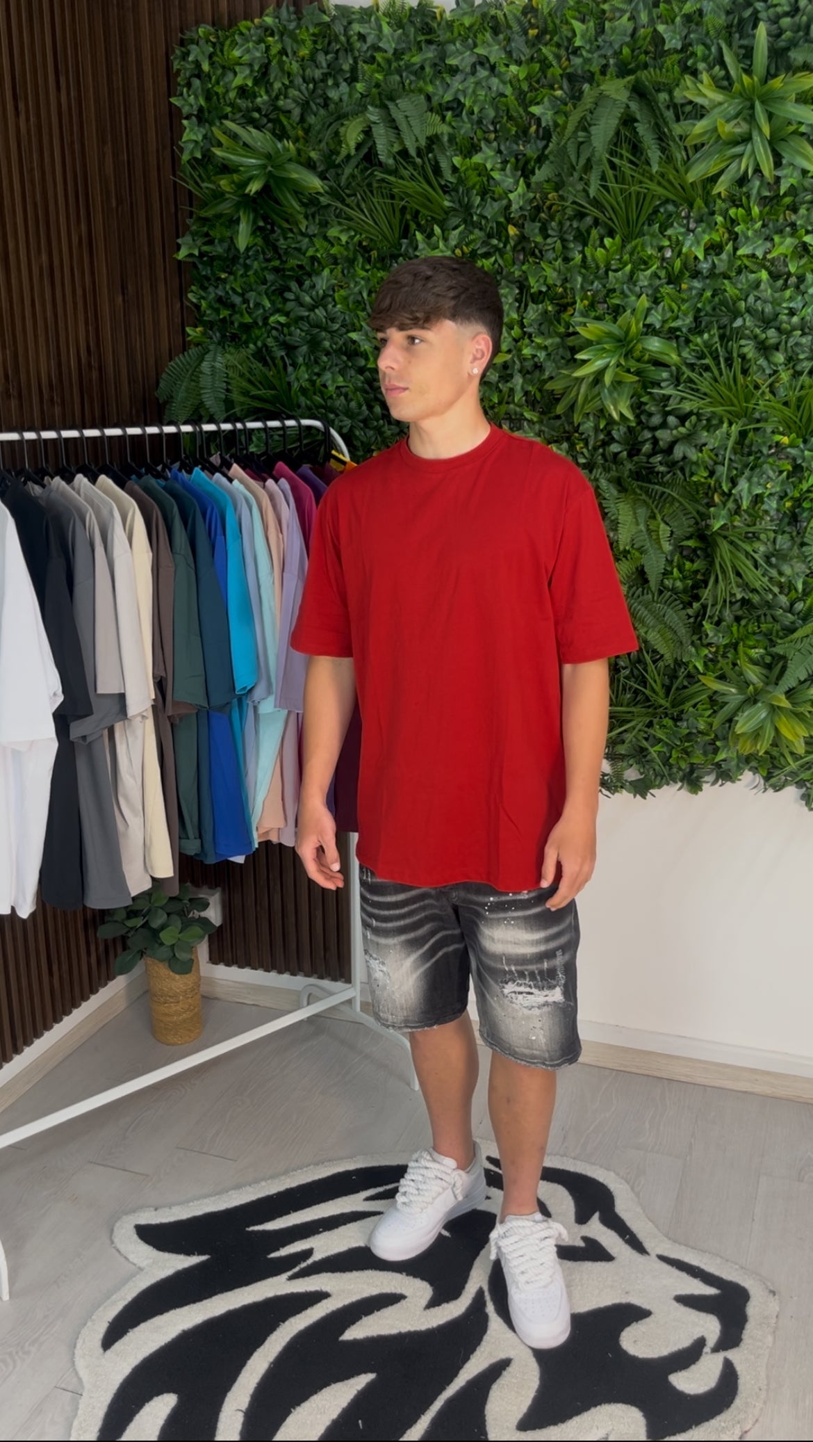 T-SHIRT GIROCOLLO ROSSA
