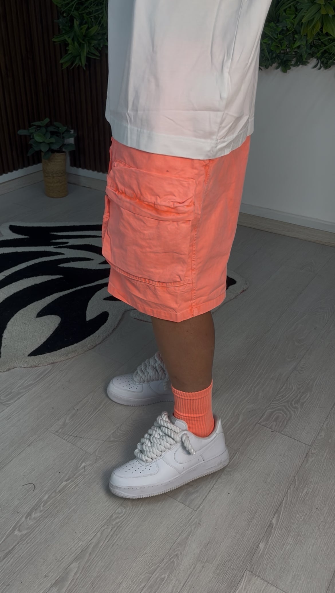FRONT CARGO CORTI CORALLO FLUO