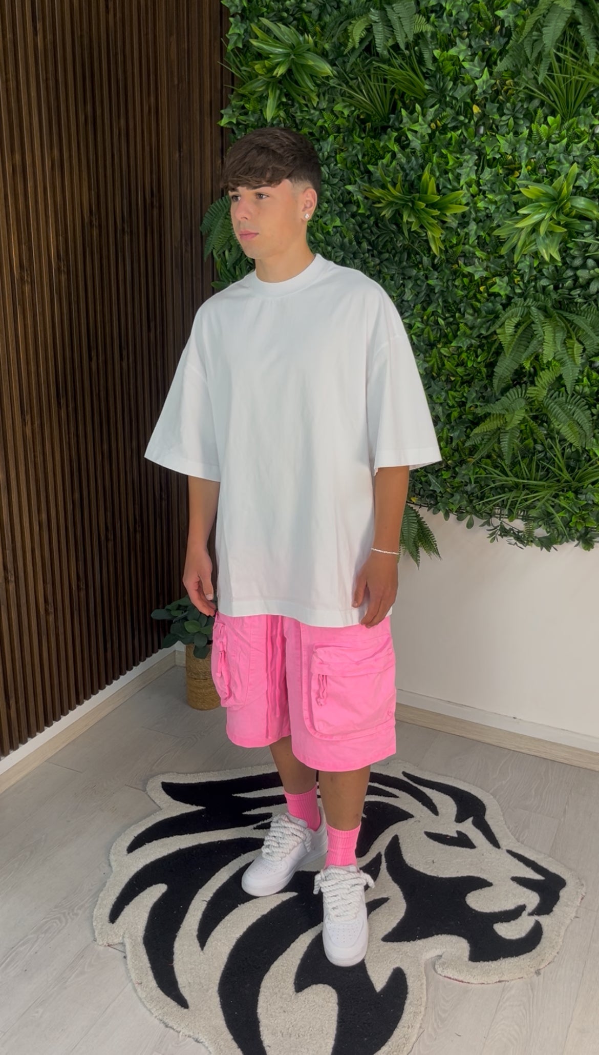 FRONT CARGO CORTI ROSA FLUO