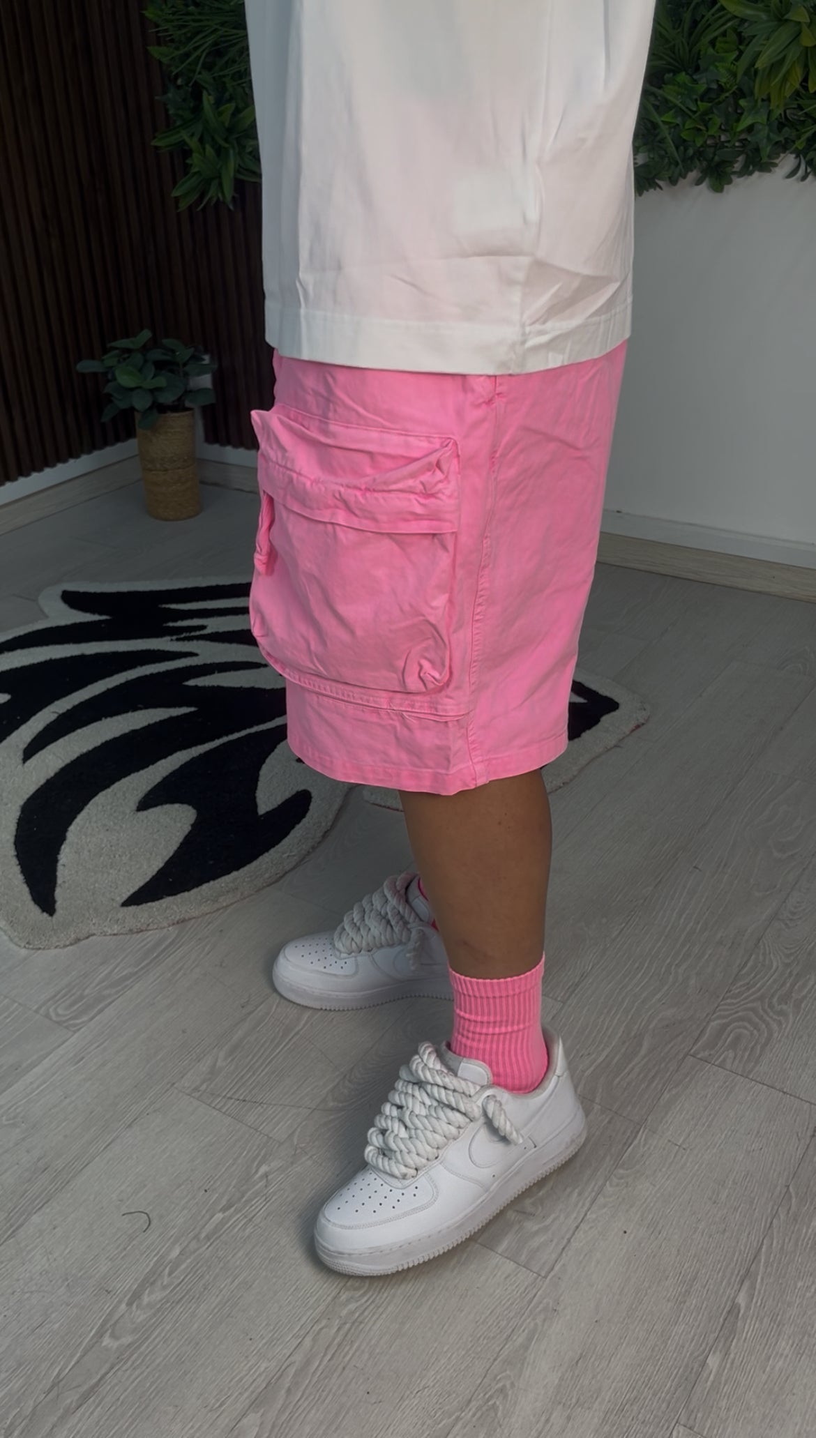 FRONT CARGO CORTI ROSA FLUO