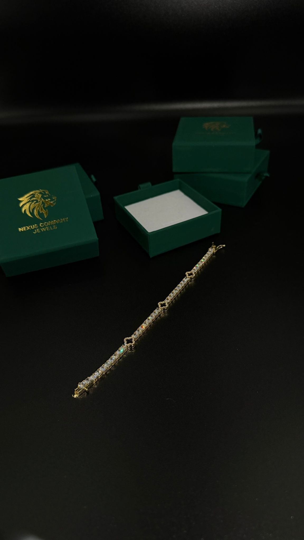 BRACCIALE DIAMOND EMPIRE ORO/NERO